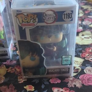 Funko Demon Slayer Muchiro Tokito Figure - Black and Green